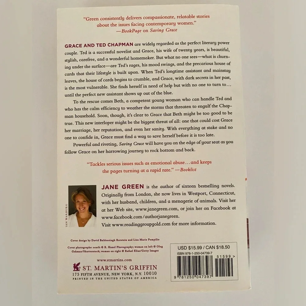 SOFTBACK Editions of Jane Green’s - MUST-Read Romance Bestselling Novels 2 Books